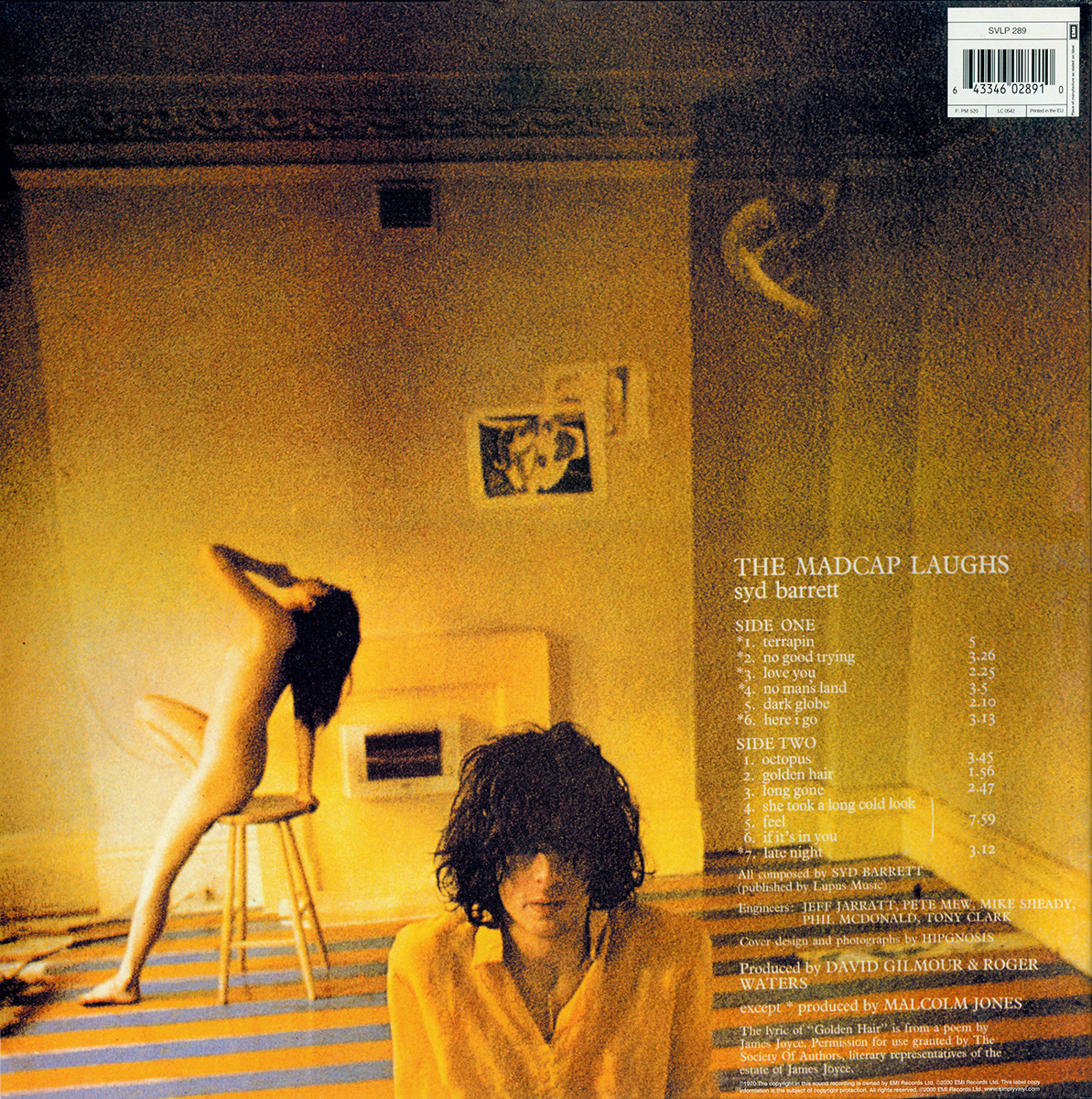 Syd Barrett The Madcap Laughs   Simply Vinyl 180 Gram Edition Rare 
