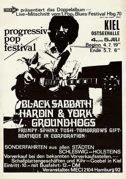 German Rock posters, 1967-1975