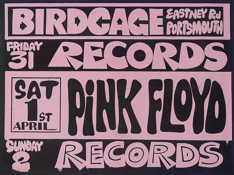Pink Floyd 1967 concert poster